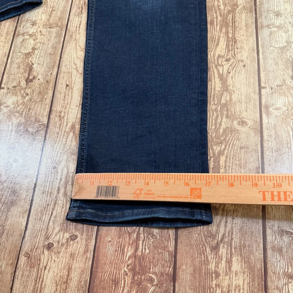 Banana Republic Slim Jeans Mens 33W x 32L Dark Indigo Stretch Denim